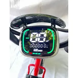 Електровелосипед Minako Monster Pro 16" 1000W 60V 30Ah гідравлічні гальма червоний - мініатюра 6
