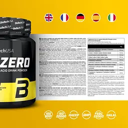 Амінокислоти BiotechUSA EAA Zero Синій виноград 350 г - мініатюра 2