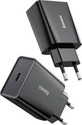 Зарядний пристрій Baseus Speed Mini Quick Charger 1C 20 W EU CCFS-SN01 чорний - мініатюра 5