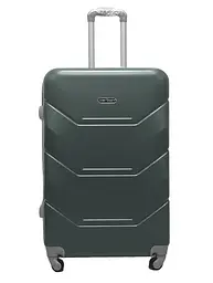Валіза велика L Carbon 147C ABS-пластик Темно-зелений
