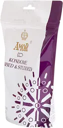 Презервативи Amor Ribbed & Studded, 50 шт. - мініатюра 2