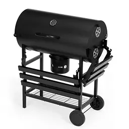 Вугільний гриль MultiGarden XXL BBQ0370 з кришкою, термометром та попільником