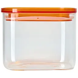 Ємність для зберігання MBM HOME 600 мл прозора (KP-145 S T/ORANGE)