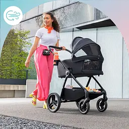 Універсальна коляска 2 в 1 Kinderkraft Nea Platinum Grey (KSNEA000GRY2000) - мініатюра 17