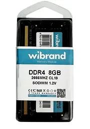 Пам'ять SO-DIMM, DDR4, 8Gb, 2666 MHz, , 1.2V, CL19 Wibrand teh0020250 - мініатюра 3
