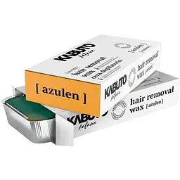 Віск для депіляції Kabuto Hair Removal Hard Wax Azulеn 500 гр