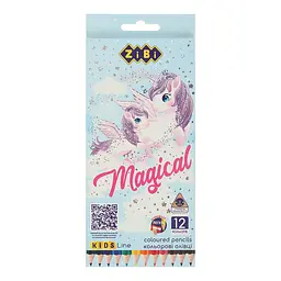 Олівці кольорові Kids Line Магія, 12 кольорів