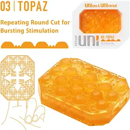 Мастурбатор Tenga UNI Topaz - мініатюра 2