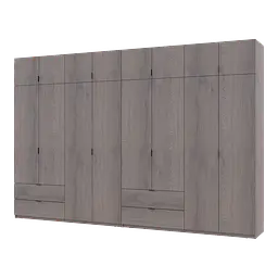 Шафа для одягу Doros Лукас Канноло/Канноло 4+4 ДСП 360х50х240 (42005250)