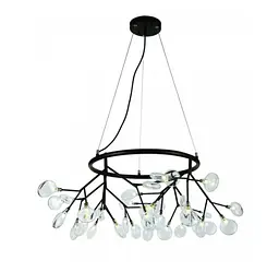 Люстра сучасна світлодіодна LED PETALS Levistella 918LP263-36 BK+CL