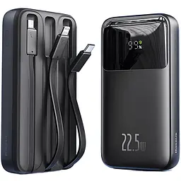 Зовнішній акумулятор Baseus Power Bank Comet Series Triple-Cable 20000mAh 22.5W (PPMD2-20) Black