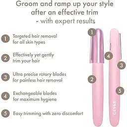 Тример для тіла GESKE Precision Trimmer 4in1 Pink (HB0454) [132065] - мініатюра 8