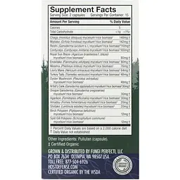 Підтримка імунітету комплекс із 17 грибів Fungi Perfecti Mushrooms Comprehensive Immune Support 30 капсул - мініатюра 3