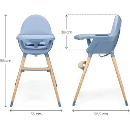 Стільчик для годування 2в1 Kinderkraft Fini 2 Nordic Breeze (KHFINI02NOR0000) - мініатюра 8