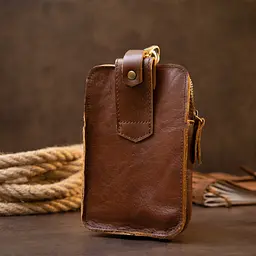 Чоловіча сумка-барсетка на ремінь Vintage 10,5х17х3,5 см sum0013980 - мініатюра 6
