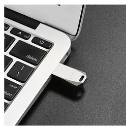 Флеш-накопичувач USB Hoco UD4 Intelligent high speed 128Gb сріблястий - мініатюра 2