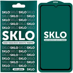 Захисне скло SKLO Full Cover Pac Tempered Glass для Xiaomi Redmi 10C/Redmi 12C [Black] [71916] - мініатюра 2