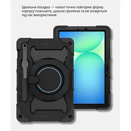 Чохол до планшета BeCover Stand Samsung Galaxy Tab S10 FE Plus (SM-X620/SM-X626) 13.1" Black (714564) - мініатюра 4