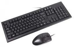 Комплект A4Tech KRS-8520D, чорний, дротовий, USB (KRS-85+OP-620D)