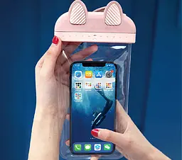 Чохол WiWU Kitty Waterproof Storage Bag for Swimming Pink [85114] - мініатюра 3