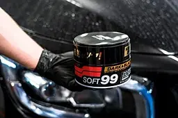 Твердий віск SOFT99 Dark & Black Wax для темних автомобілів 300 г SF-10018 - мініатюра 5