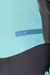 Жіночий лонгслів Rab Lateral LS Tee Womens 10 Сірий-Бірюзовий - мініатюра 3