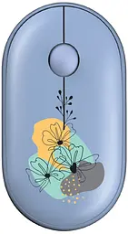 Миша 2E MF300 Flora Silent WL BT Mallow (2E-MF300WFLORABL)
