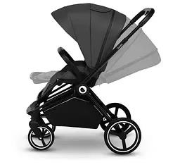 Універсальна коляска 2 в 1 Lionelo Mika Grey Graphite, темно-сіра (LO-MIKA 2IN1 GREY GRAPHITE) - мініатюра 3