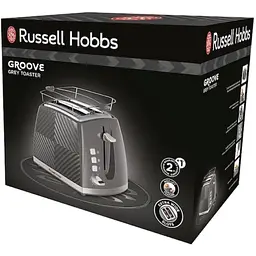 Тостер Russell Hobbs GrooWe 2 Slice 850 Вт сірий (26392-56) - мініатюра 2