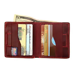 Шкіряний чоловічий гаманець GRANDE PELLE 10х10х2,5 см nsa0001214 - мініатюра 2