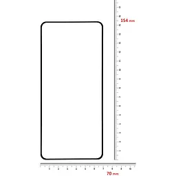 Захисне скло BeCover для Oppo A52 Black (705107) - мініатюра 3