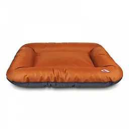 Лежак Pet Fashion Askold 4 для собак теракотовий/сірий 80x60x13 см - мініатюра 3