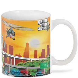 Кухоль GeekLand GTA ГТА погоня GT.02.15 330 мл білий - мініатюра 3