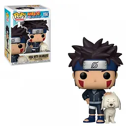 Фігурка Funko Pop Фанк Поп Наруто Шиппуден Кіба з Акамару Naruto Shippuden Kiba with Akamaru 10 см NA N 1194 - мініатюра 2