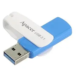 USB флеш накопичувач Apacer 32GB AH357 Blue USB 3.1 (AP32GAH357U-1) - мініатюра 4