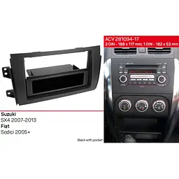 Перехідна рамка ACV Suzuki SX4 (281094-17) - мініатюра 5