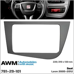 Перехідна рамка Seat Leon AWM 781-29-101 - мініатюра 3