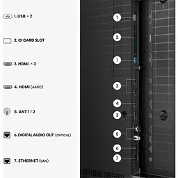 Телевізор Hisense 65UR8S 65` QLED Ultra HD 4K (20019625) UA [173913] - мініатюра 7