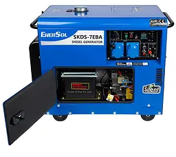 Генератор дизельний EnerSol 6/6.5 кВт SKDS-7EBA - мініатюра 2