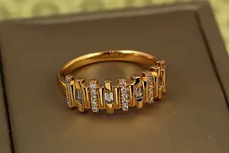 Кільце Xuping Jewelry парканчик р 18 золотисте