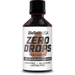 Замінник харчування BioTech Zero Drops, 50 мл - Чорний шоколад