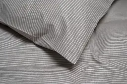 Постільна білизна Lotus Home - Premium Percale Stripe коричневий євро - мініатюра 6