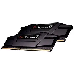 Модуль пам'яті для комп'ютера DDR4 32GB (2x16GB) 3600 MHz Ripjaws V G.Skill (F4-3600C16D-32GVKC) - мініатюра 2