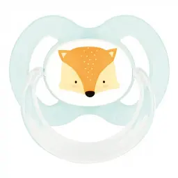 Пустушка Baby-Nova Forest Animals 6-18 міс. персикова/бірюзова 2 шт (3962321) - мініатюра 3