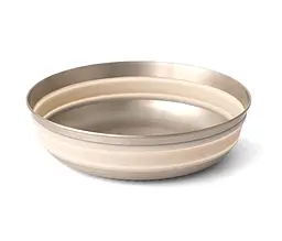 Миска складна Sea to Summit Detour Stainless Steel Collapsible Bowl (L) Білий-Сірий