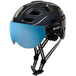 Шолом Cairn Quartz Visor LED USB M Shiny Shadow (1012-0300390-545258)