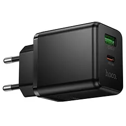 МЗП Hoco C157A Smart PD30W+QC3.0 (1USB-A/1C) Black - мініатюра 6