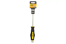 Викрутка ударна шліцева плоска Mastertool SL6 x 125мм HEX 49-6612 - мініатюра 7