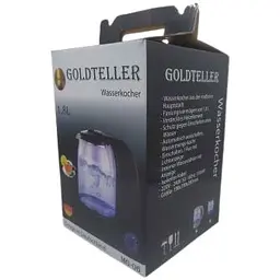 Електричний чайник Goldteller MG-06 1.8 л 1500 Вт чорний (MG-06 BLACK_360) - мініатюра 2