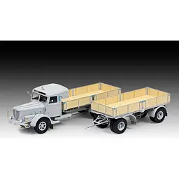 Збірна модель Revell Вантажна машина Bussing 8000 S13 з причепом рівень 5, масштаб 1:24, 716 деталей (RVL-07580) - мініатюра 5